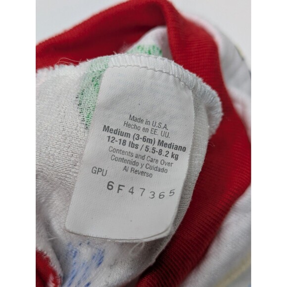 Carter's Balloon Bear Sleepsack Hat Blanket 90s Baby Clothes USA Cotton Vintage - Picture 11 of 12